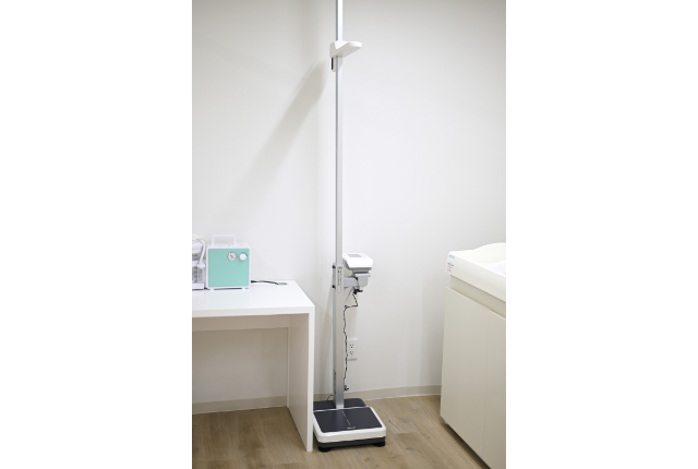 身長計付き体重計